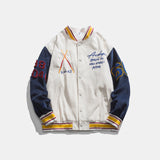Letterman Jacket Outfit Senior Jackets Varsity Baseball Coat Street Hip-Hop Baseball Uniform Jacket Male