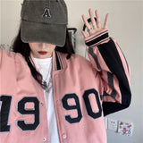 Gothic Lolita Harajuku Style Clothing Spring and Autumn Embroidery Autumn and Winter Baseball Top Coat Student