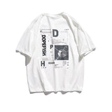 Men Tshirts Stitch Short Sleeve Summer Cartoon Animation Printing Mesh Red Men's Loose-Fitting Pure Cotton T-shirt