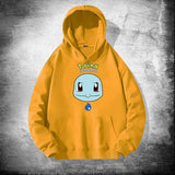 Men and Women Pokemon Pikachu Hoodie Loose Shoulder Long Sleeve Top Clothes