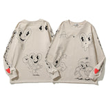 Kanye West Sunday Service Sweatshirt Retro Loose Men'S And Women'S Round Neck Long Sleeve
