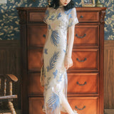 Women Cottagecore Dress Summer Dress Mid-Length Style Skirt