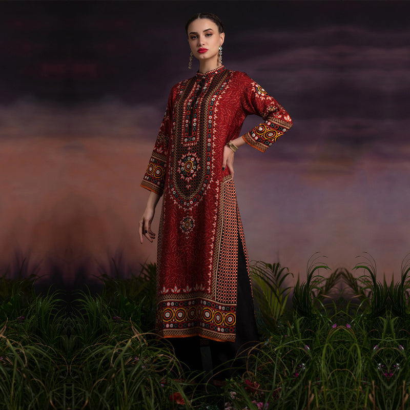Beth Dutton Bohemian Dress Winter Autumn Midi Dresses Split Long Sleeve Dress