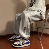 Men Sweatpants Casual Pants Men's Spring and Autumn Wide Trousers Students All-Match Fashion
