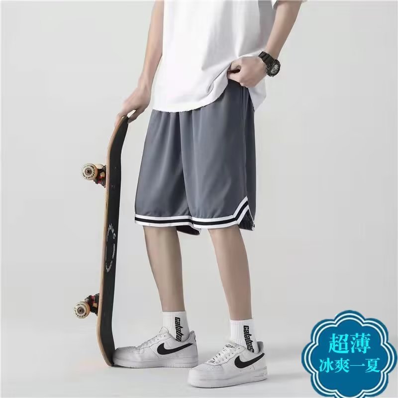 Men Shorts Men's Summer Breathable and Loose Sports Pants