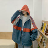 Gothic Lolita Harajuku Style Clothing Reverse Hooded Multicolor Jacket Coat