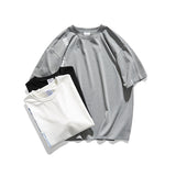 Men's T-shirt Summer Men's Loose Fashion Brand Casual Letter Printed Cotton Clothes Men's T-shirt