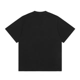 Present T Shirt Vintage Distressed Loose T-shirt Cotton