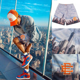 Eric Emanuel EE Shorts Angel King New York Skyline Beach Pants
