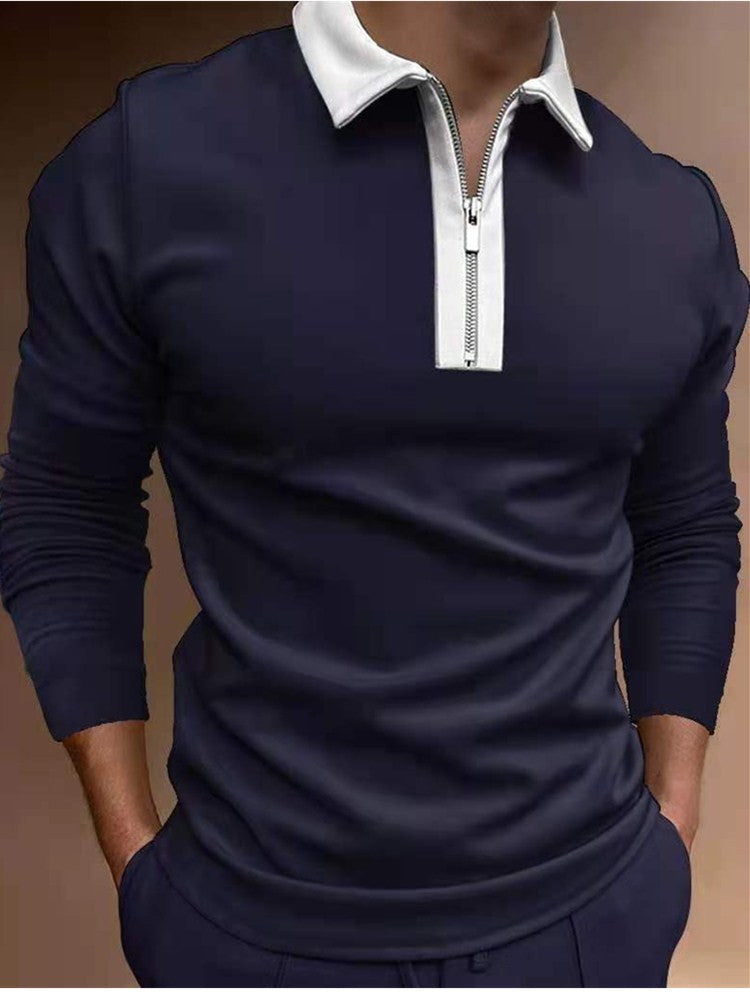 Polo Shirts 2 Autumn Men's T-shirt Long Sleeve Polo Shirt