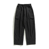 Men Cargo Pants Menswear Fashion Brand Workwear Short Sleeve Casual Pants Suit Men