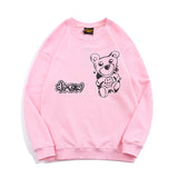Justin Bieber Drew House Sweatshirts Bear Letter Print Loose round Neck Sweater