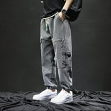 Men Cargo Pants Spring Overalls Men's Loose Casual Pants