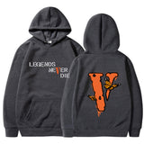 Juice WRLD in Loving Memory Hoodie Vlone & Friends Sweater Loose
