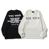 Kanye West Sunday Service Sweatshirt Printed Long-Sleeved T-Shirt Terry Sweater