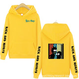 Rick and Morty Tracksuit Pullover Hoodie Sweatshirts Rick and Morty Printed Letter Sleeves Casual Sports Hip-Hop Sweater Men Ladies Hoodie