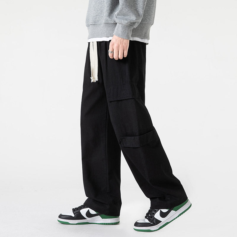 Men Cargo Pants Pants Cotton Sweat Pants Spring Style Loose Sports and Leisure