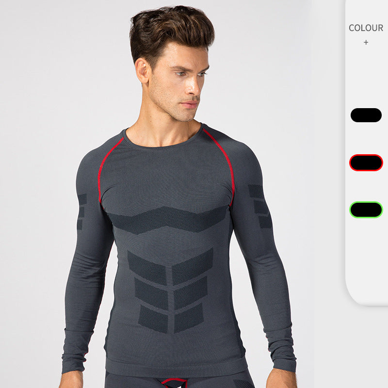Moisture Wicking Shirts Sports Running Training Wear Quick-Drying Wicking High Elastic Compression Tights