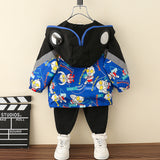 Toddler Boys Jackets Ultraman Clothes Boys Spring and Autumn Coat Anorak