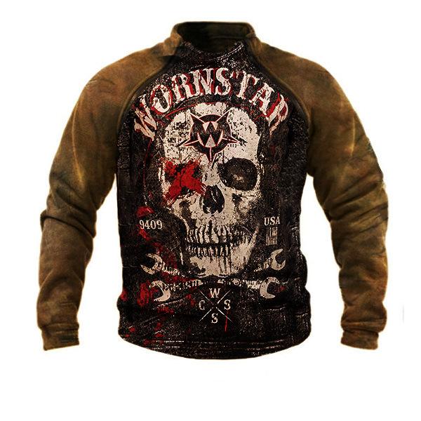 Tactics Style Men Sweatshirts & Hoodies Men's Vintage Sweater