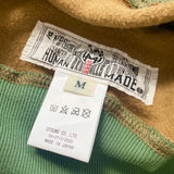 Human Made Sweatshirt Tiger Pattern Stitching Contrast Color Brushed Hoody