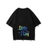 Men Tshirts Boy's Short Sleeve T-shirt Fashion Brand Creative Letter Printing Half Sleeve Simple Casual Loose