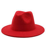 Walter White Fedora Fur Felt Hat Men and Women Autumn Winter Retro Fedora Hat