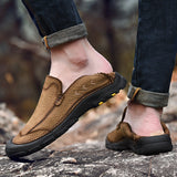 Loafers for Men Men's Casual Leather Shoes Top Layer Cowhide Men's Shoes