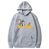 Tom and Jerry Hoodie Casual Fashionable Student Sweater