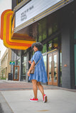 Women Denim Dresses Short Sleeve Slim Dress