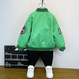 Toddler Boys Jackets Children's Clothing Boys Spring Coat Children's Baseball Uniform