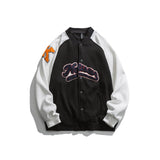 Man Fall Winter Outfis Autumn and Winter Color Matching Jacket Men's Casual Brushed Jacket Coat
