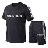Fear Of God Fog Essentials Casual Short-Sleeved Shorts Suit Chest Logo