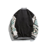 Letterman Jacket Outfit Senior Jackets Varsity Baseball Coat Autumn Loose Casual Coat for Men