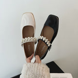 Nude Pumps Block Heel