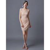 The Great Gatsby Dresses Vintage Sequin Dress See-through Sexy Dress