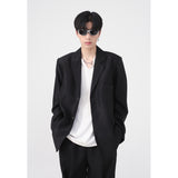 Men Suit Pants Men's Autumn and Winter Solid Color Suit Suit Men