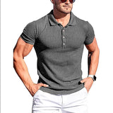 Polo Shirts Men's Sports Summer Long-Sleeve Polo