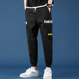 Men Cargo Pants Cotton Overalls Men's Casual Pants Baggy Pants