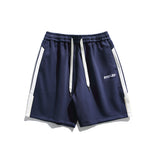 Men Shorts Letter Embroidered Slacks