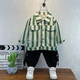 Toddler Boys Jackets Children's Clothing Boys' Striped Jacket Spring and Autumn