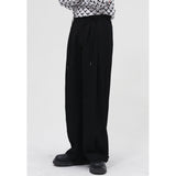 Men Suit Pants Men's Draped Suit Pants Men
