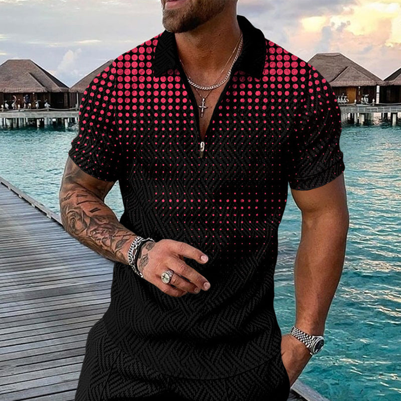 Polo Shirts Polo Lapel Casual Short Sleeve Summer T-shirt
