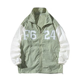 Varsity Jacket Stand-up Collar Jacket