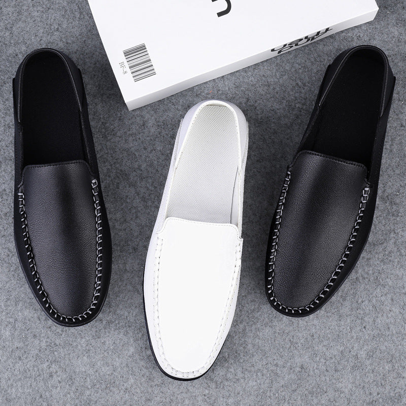 Loafers for Men Spring Low-Top Tods Casual round Toe Men's Casual Shoes