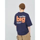 Men's T-shirt Short-Sleeved T-shirt Men's Summer Casual Street Trendy Sport Letters Printed Hip Hop Loose Couple Tee