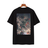 Fog Essentials Tshirts Fear Of God Fog Essentials Tshirts Double-Line Short-Sleeved T-shirt for Men and Women High Street Loose Trendy