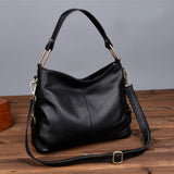 The Teacher Tote Spring and Autumn Fashion Genuine Leather Women Bag Portable Crossbody Bag Cowhide