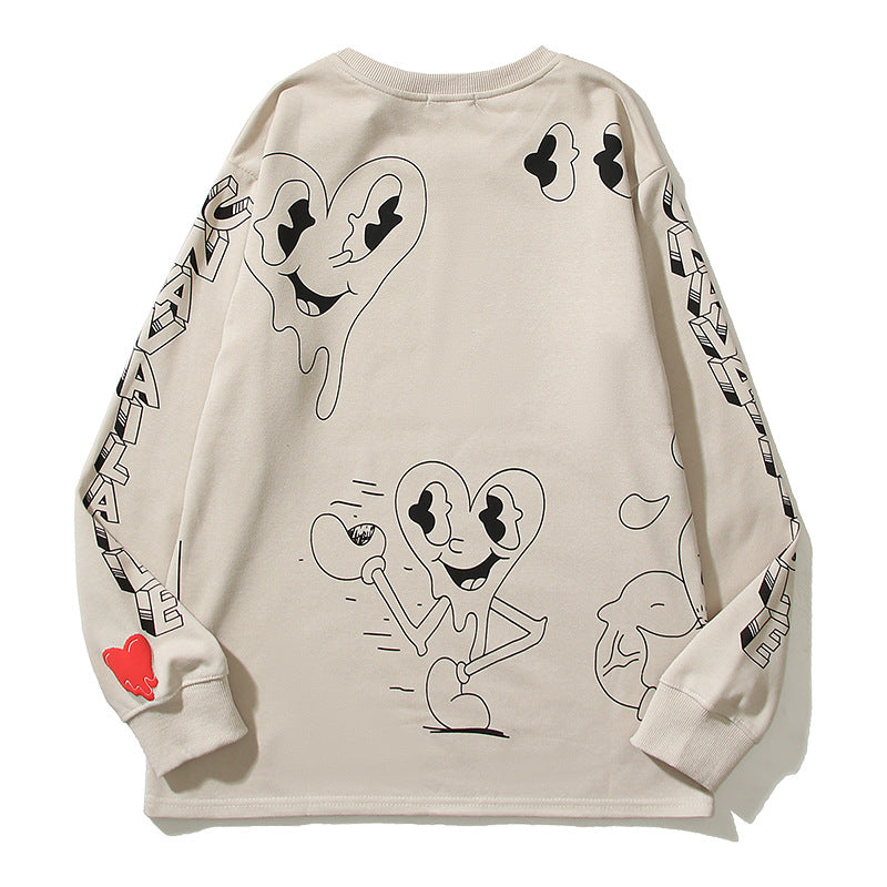 Kanye West Sunday Service Sweatshirt Retro Loose Men'S And Women'S Round Neck Long Sleeve