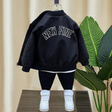Toddler Boys Jackets Boy's Leather Jacket Coat Autumn Clothing